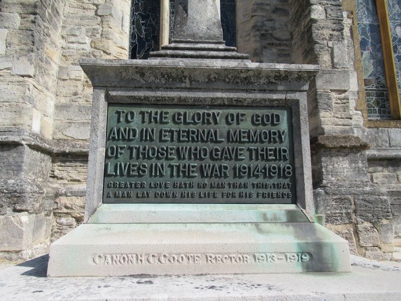 St Peters Parish World War I Memorial image. Click for full size.