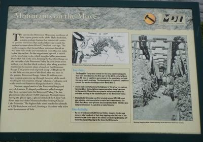 Mountains on the Move Marker. Click for full size. Mountains on the Move Marker image. Click for full size.