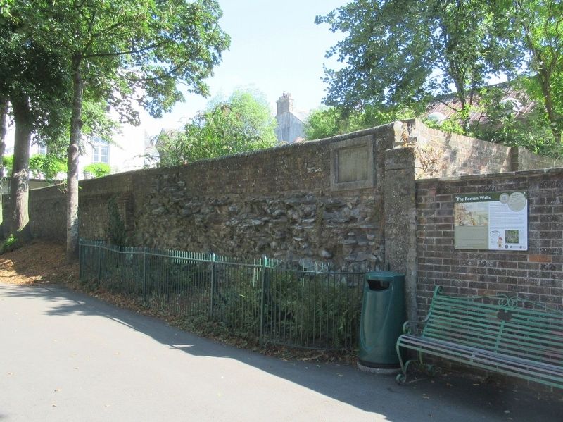 The Roman Walls Marker. Click for full size. The Roman Walls Marker image. Click for full size.
