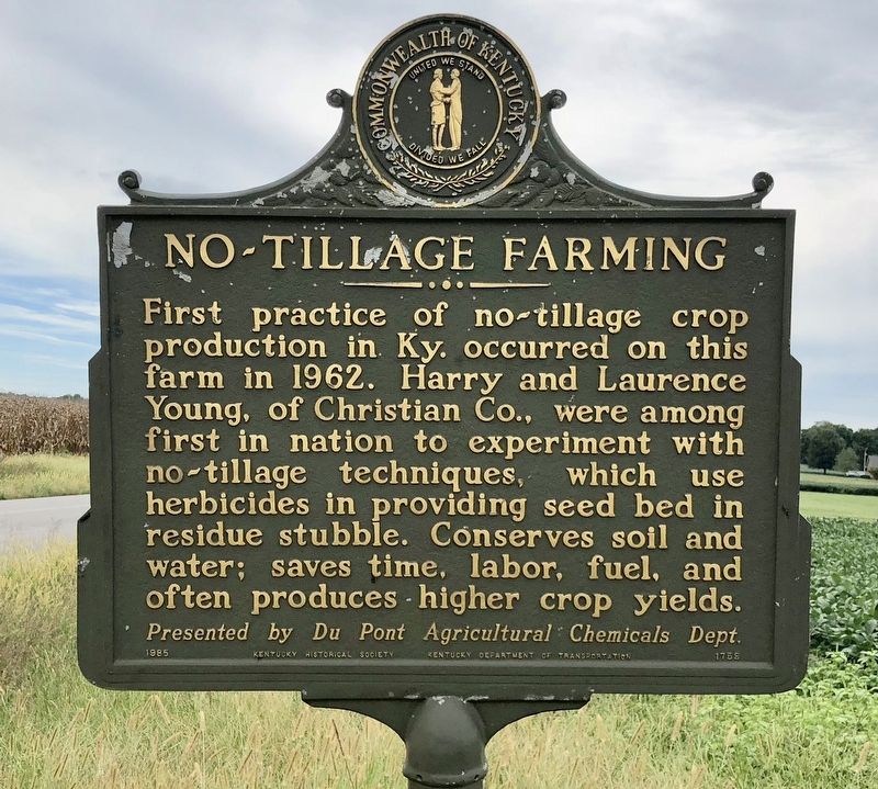 No-Tillage Farming Marker image. Click for full size.