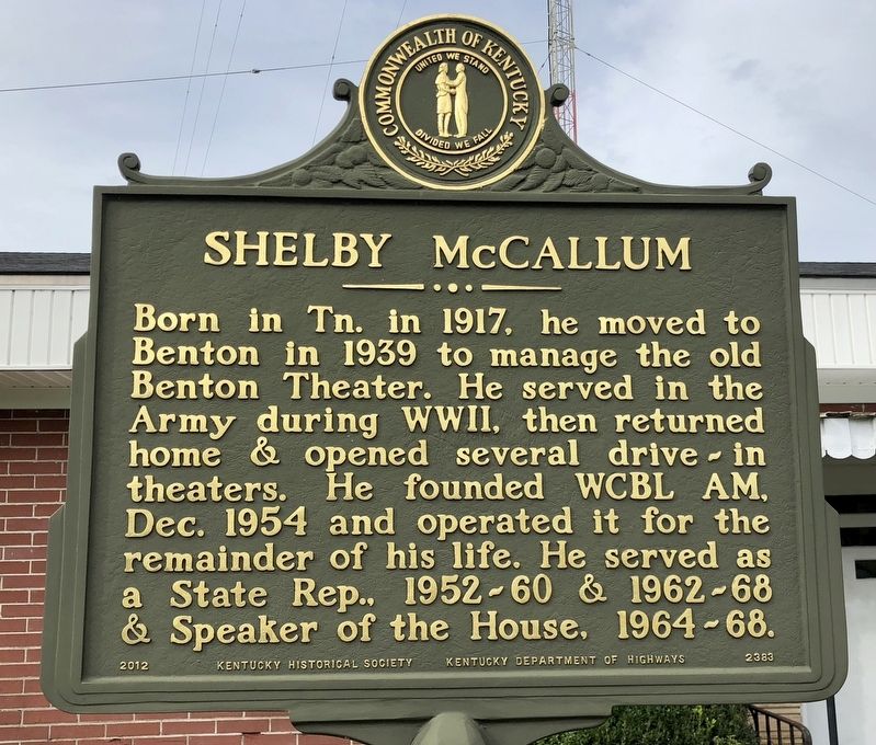 Shelby McCallum Marker image. Click for full size.
