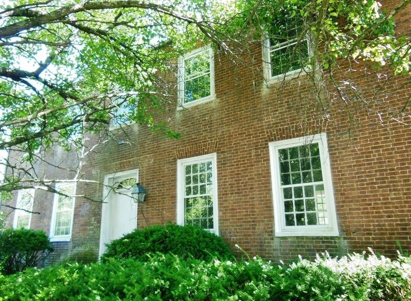 Taylor's House (<i>view from near marker</i>) image. Click for full size.