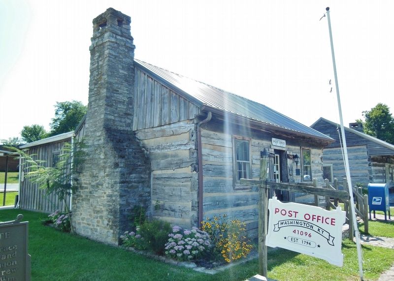 Washington, Kentucky Post Office (<i>corner view</i>) image. Click for full size.