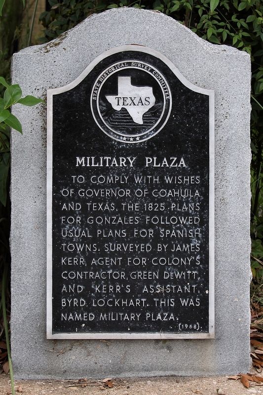 Military Plaza Marker. Click for full size. Military Plaza Marker image. Click for full size.