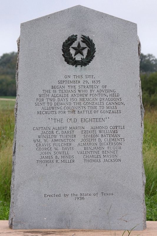 The Old Eighteen Marker image. Click for full size.