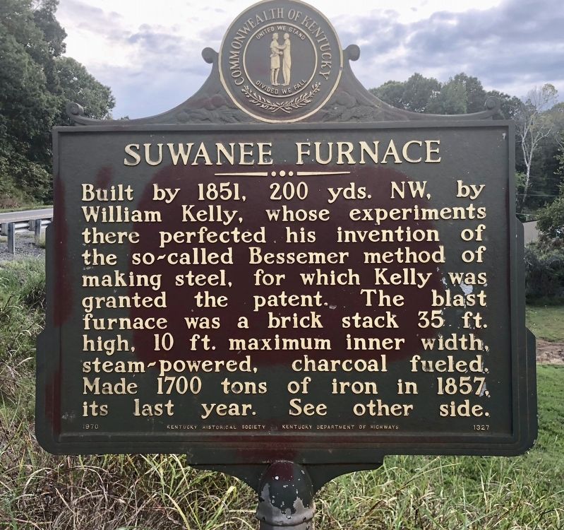 Suwanee Furnace Marker. Click for full size. Suwanee Furnace Marker image. Click for full size.