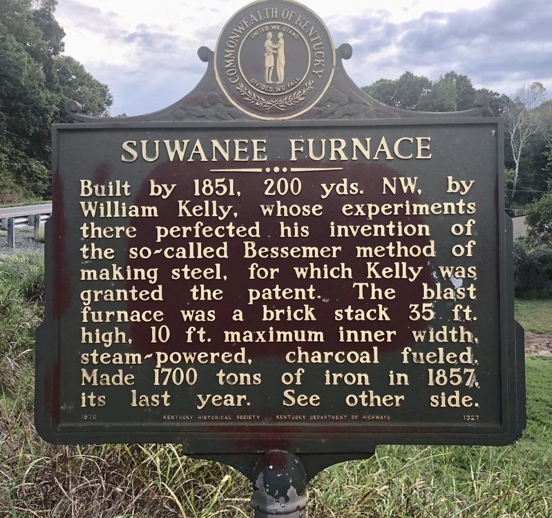 Suwanee Furnace Marker image. Click for full size.