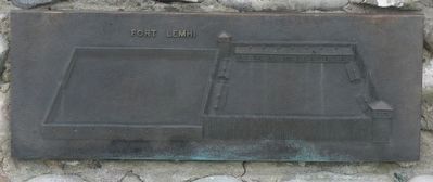 Fort Lemhi plaque image. Click for full size.