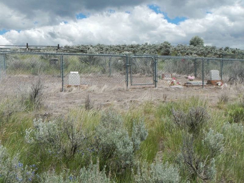 Cemetery located on top of the hill near the Monument. image. Click for full size.