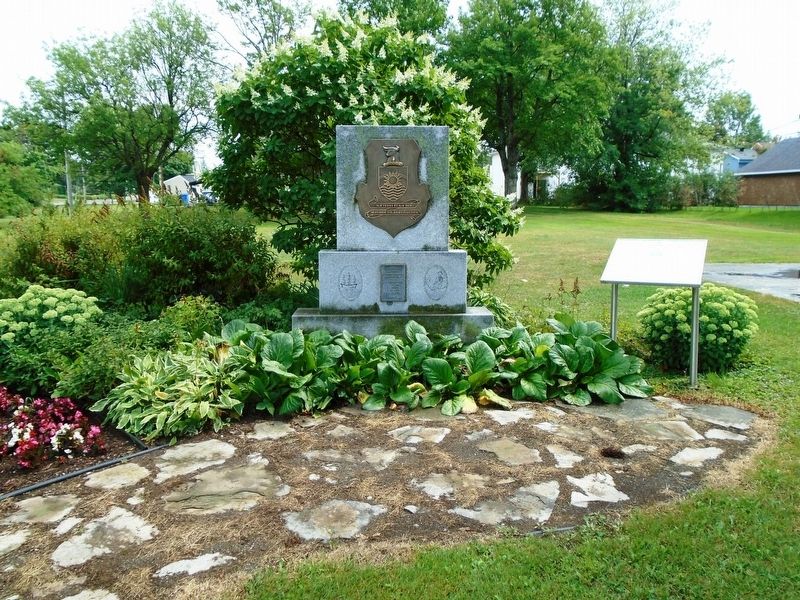 Des armoiries Berthier-sur-Mer Coat of Arms Marker. Click for full size. Des armoiries Berthier-sur-Mer Coat of Arms Marker image. Click for full size.
