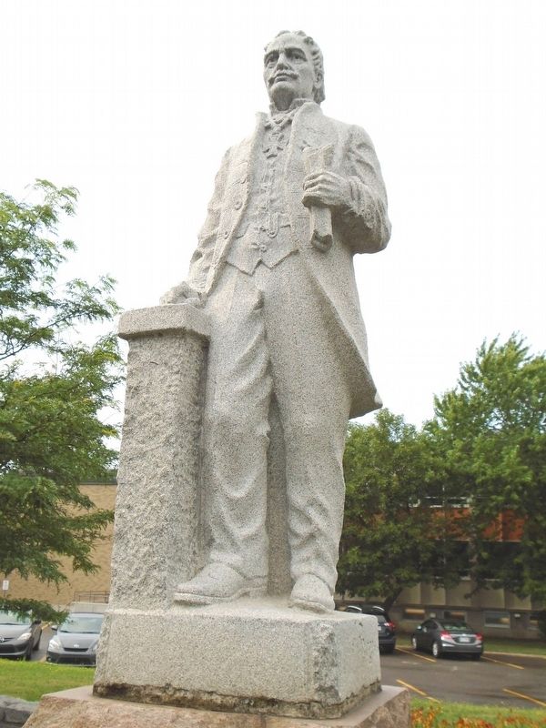 Sir tienne Paschal Tach Statue image. Click for full size.