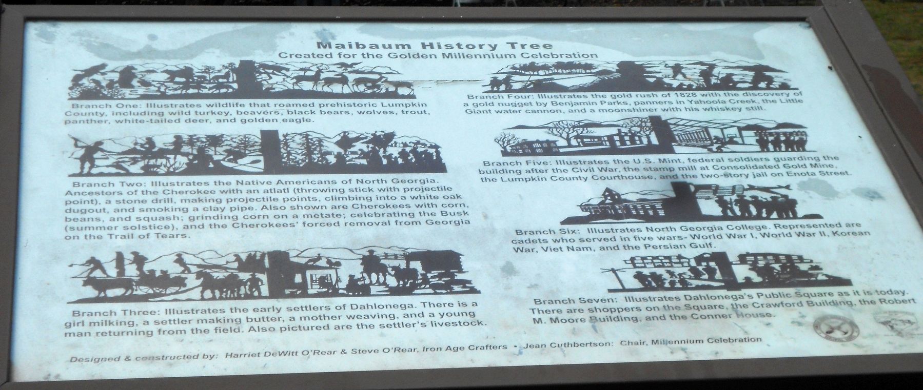 Maibaum History Tree Marker. Click for full size. Maibaum History Tree Marker image. Click for full size.