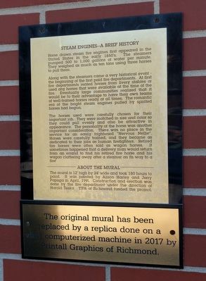 Steam Engines--A Brief History Marker. Click for full size. Steam Engines--A Brief History Marker image. Click for full size.