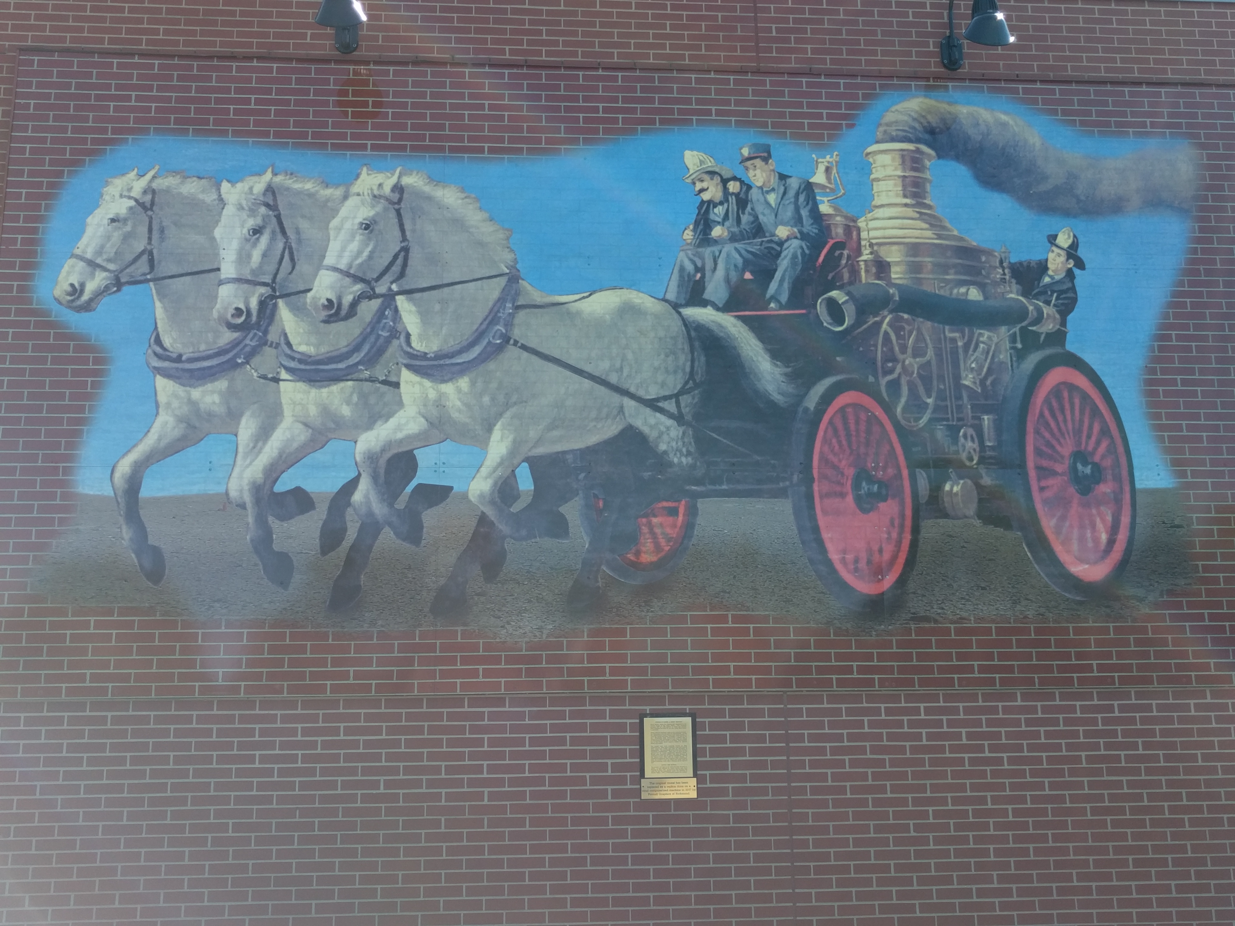 Steam Engines--A Brief History Mural and Marker