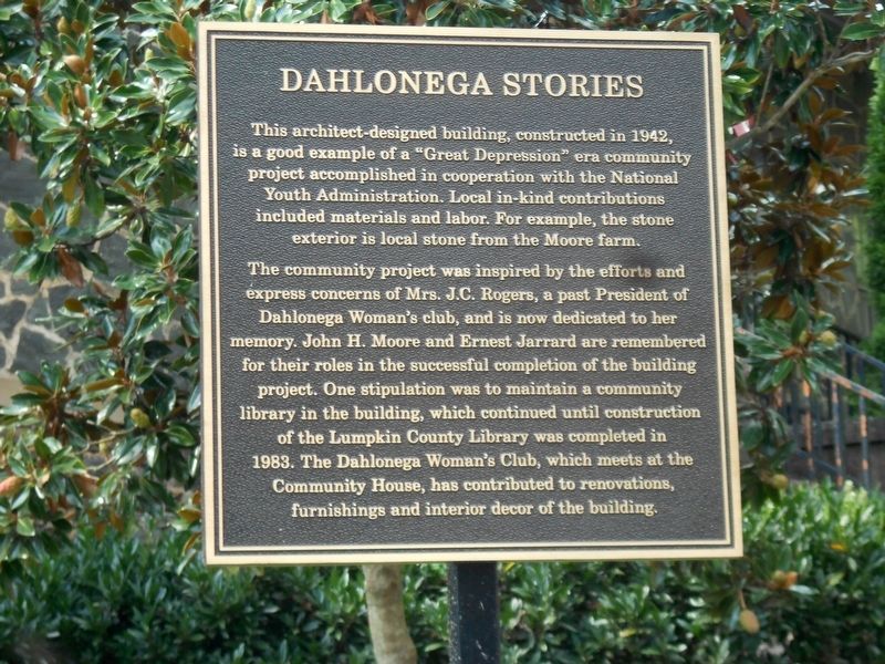 Dahlonega Stories Marker image. Click for full size.