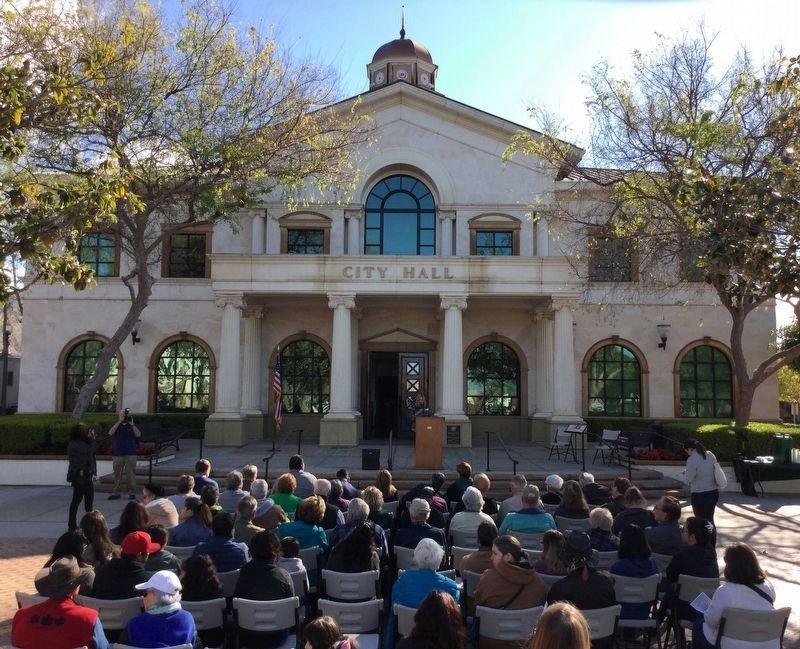 Marker Dedication Ceremony. Click for full size. Marker Dedication Ceremony image. Click for full size.