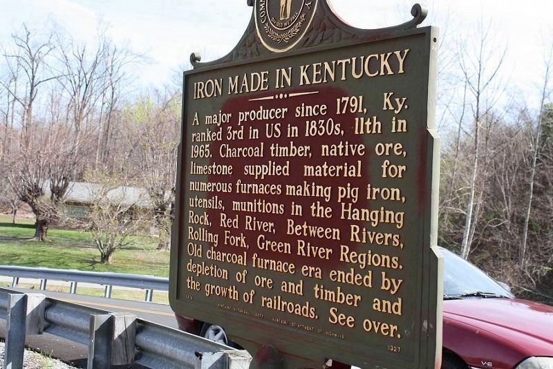 Iron Made in Kentucky Marker. Click for full size. Iron Made in Kentucky Marker image. Click for full size.