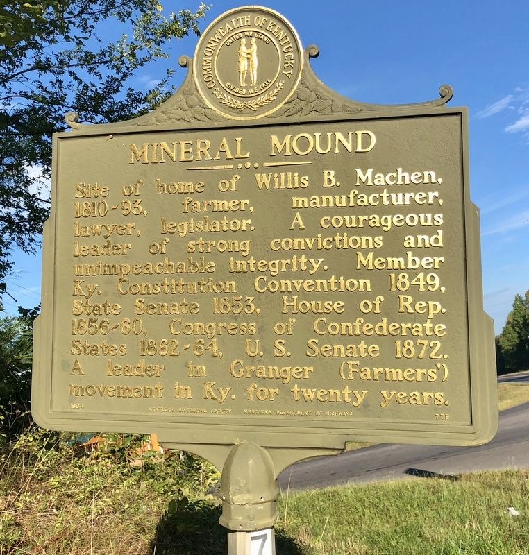 Mineral Mound Marker image. Click for full size.