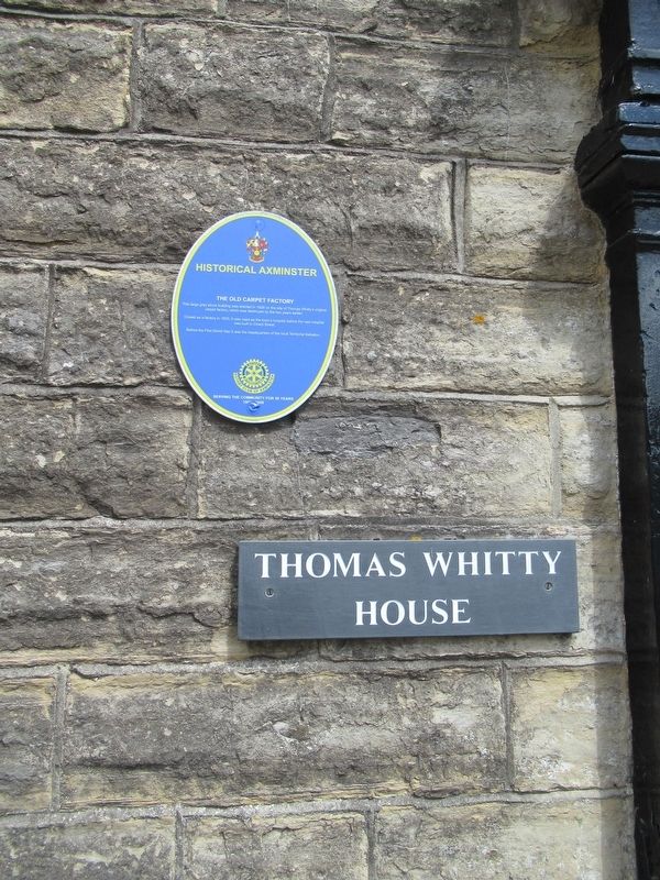 The Old Carpet Factory Marker. Click for full size. The Old Carpet Factory Marker image. Click for full size.