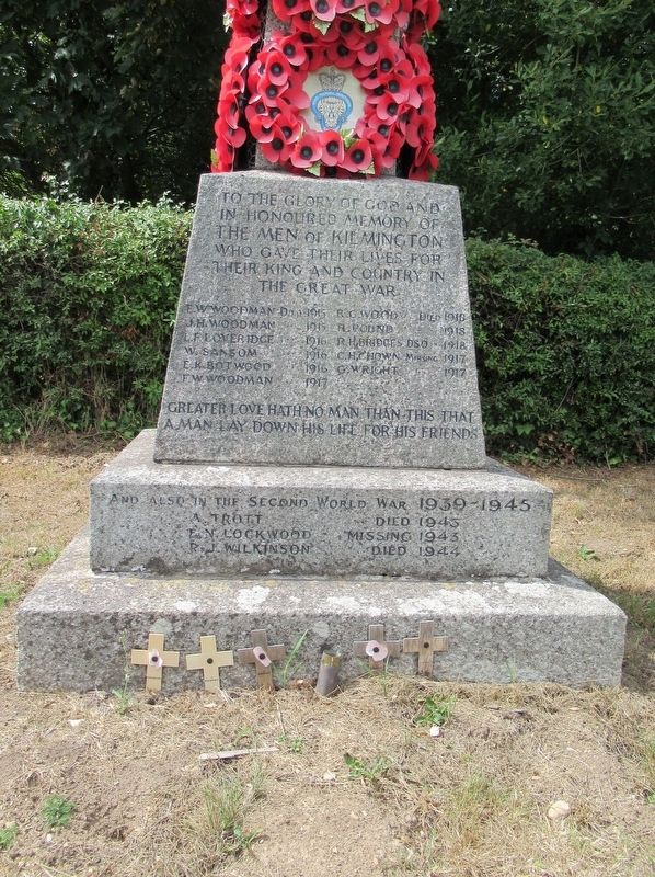 Kilmington War Memorial. Click for full size. Kilmington War Memorial image. Click for full size.