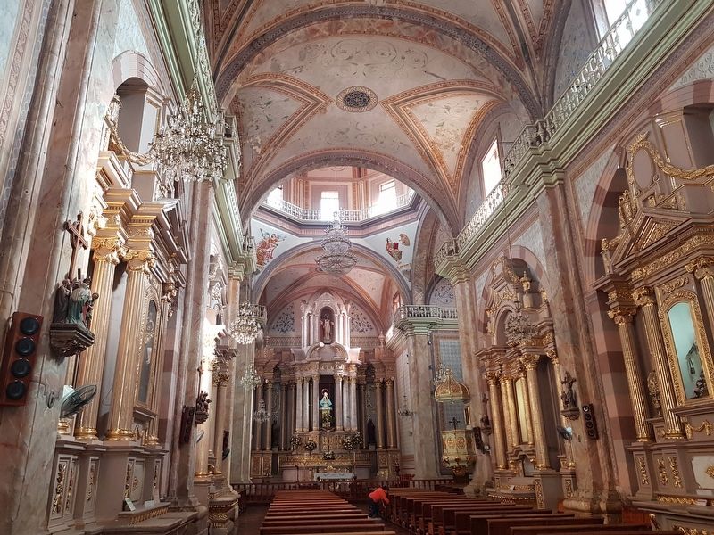 An interior view of the Parish of Nuestro Señora de los Dolores. Click for full size. An interior view of the Parish of Nuestro Señora de los Dolores image. Click for full size.