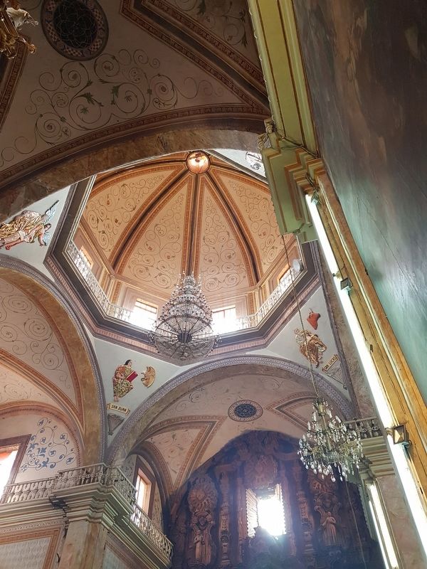 The dome of the Parish of Nuestro Seora de los Dolores image. Click for full size.