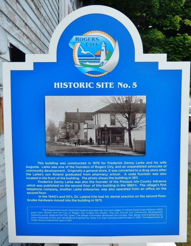 Frederick Denny Larke General Store Marker. Click for full size. Frederick Denny Larke General Store Marker image. Click for full size.