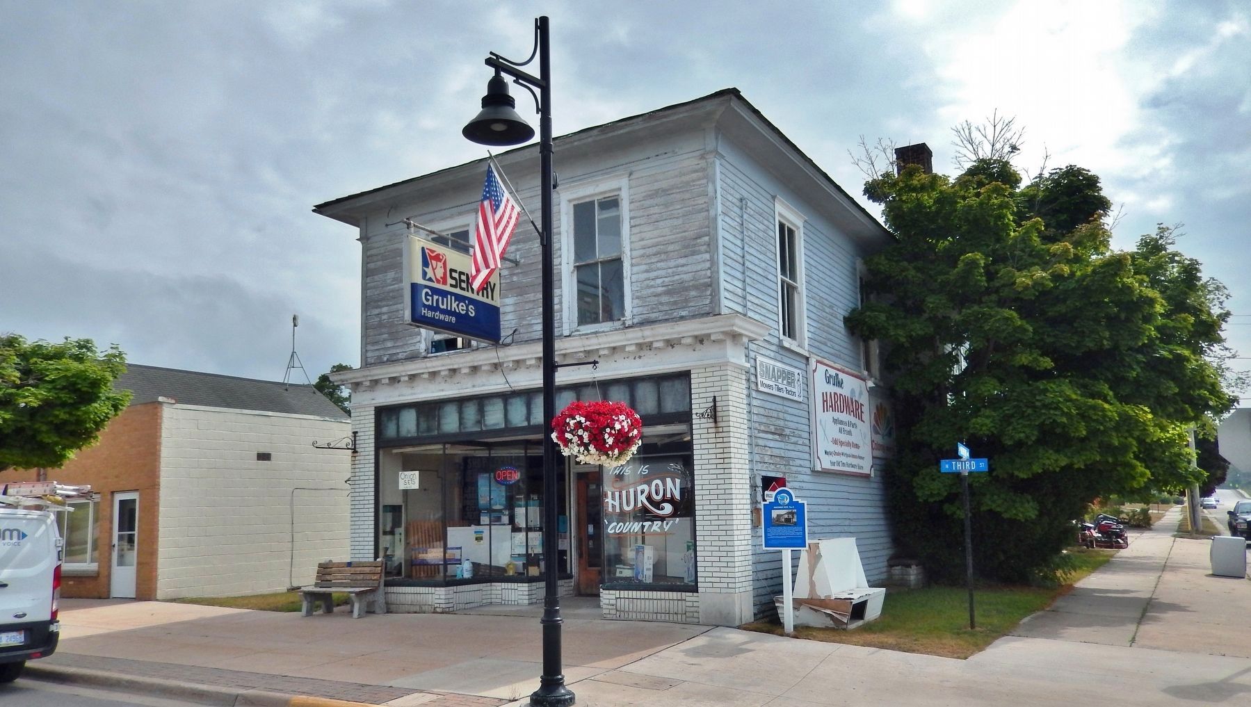 Grulke Hardware Store (<i>corner view</i>). Click for full size. Grulke Hardware Store (<i>corner view</i>) image. Click for full size.