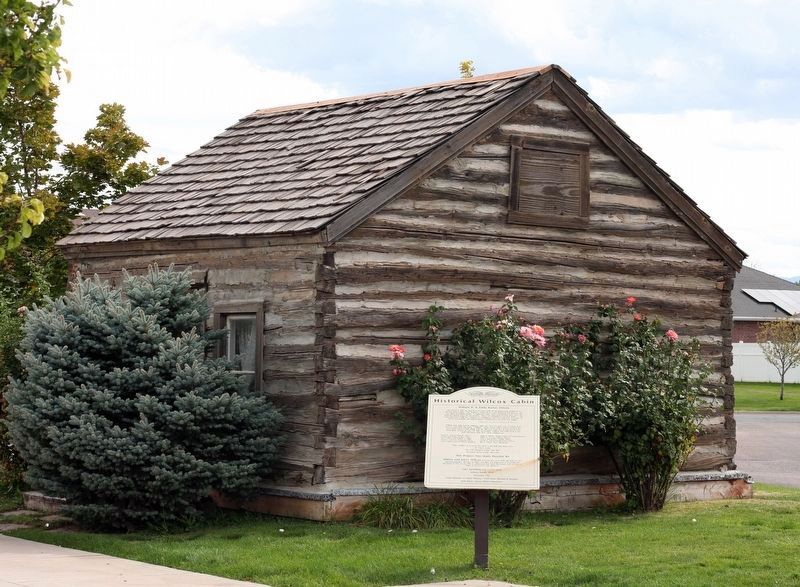 Wilcox Cabin and Marker. Click for full size. Wilcox Cabin and Marker image. Click for full size.