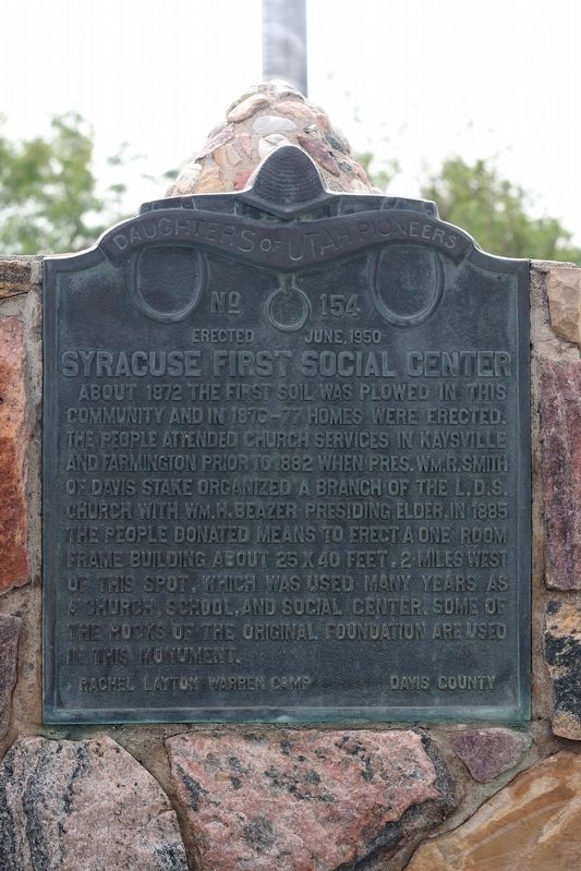 Syracuse First Social Center Marker image. Click for full size.