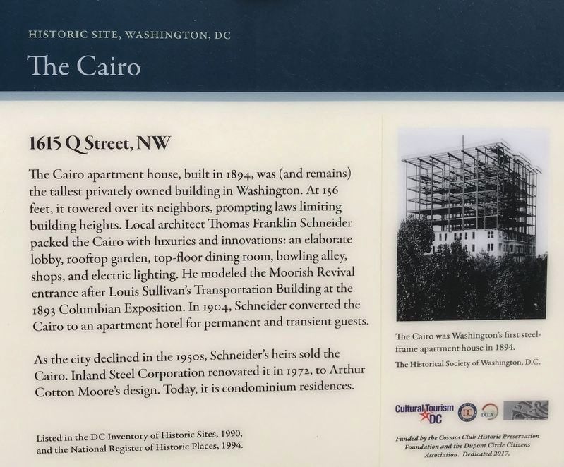 The Cairo Marker. Click for full size. The Cairo Marker image. Click for full size.