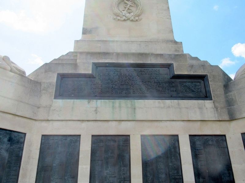 Plymouth Naval Memorial image. Click for full size.