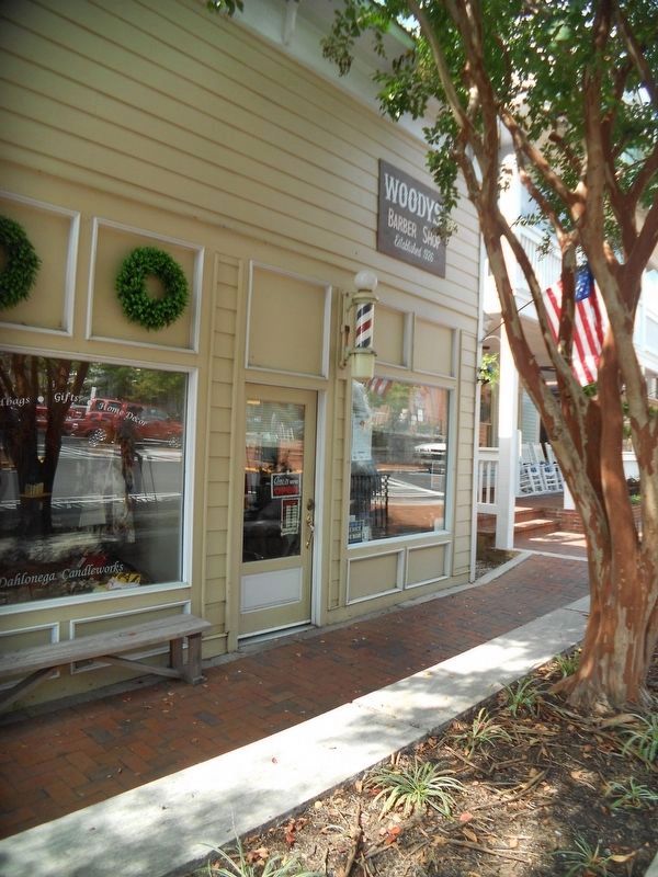 Dahlonega Stories Woodys Barber Shop. Click for full size. Dahlonega Stories Woodys Barber Shop image. Click for full size.