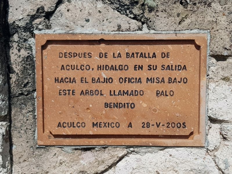 The Battle of Aculco and the "Blessed Tree" Marker. Click for full size. The Battle of Aculco and the "Blessed Tree" Marker image. Click for full size.