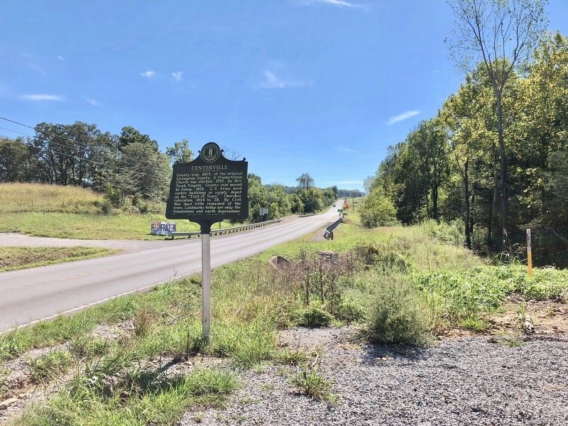 Centerville Marker looking south on U.S. 641 (KY-91/KY-70). image. Click for full size.