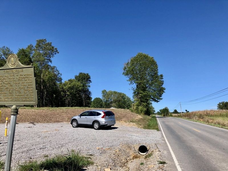 The view north on U.S. Highway 641 towards Crayne, Kentucky. image. Click for full size.