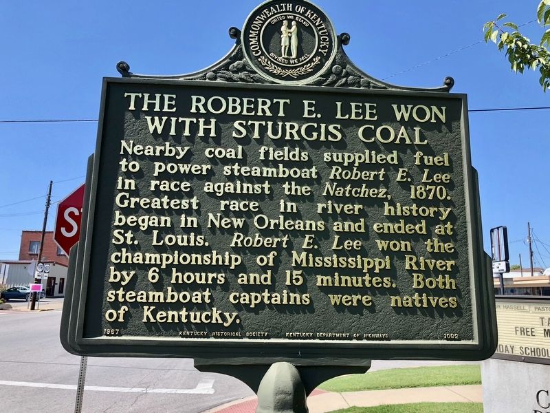 The Robert E. Lee Won with Sturgis Coal Marker image. Click for full size.