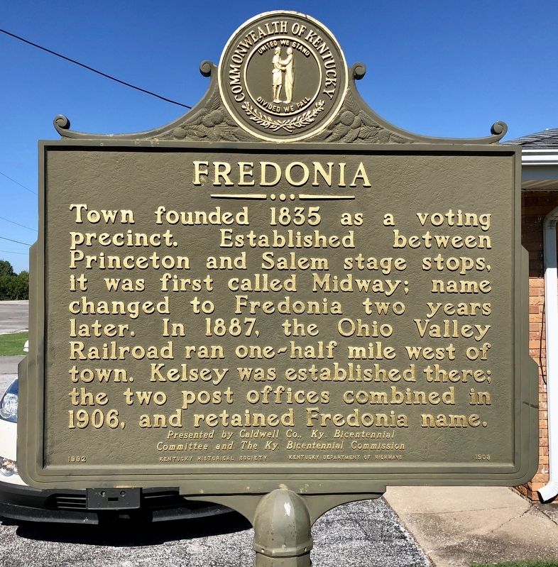 Fredonia Marker image. Click for full size.