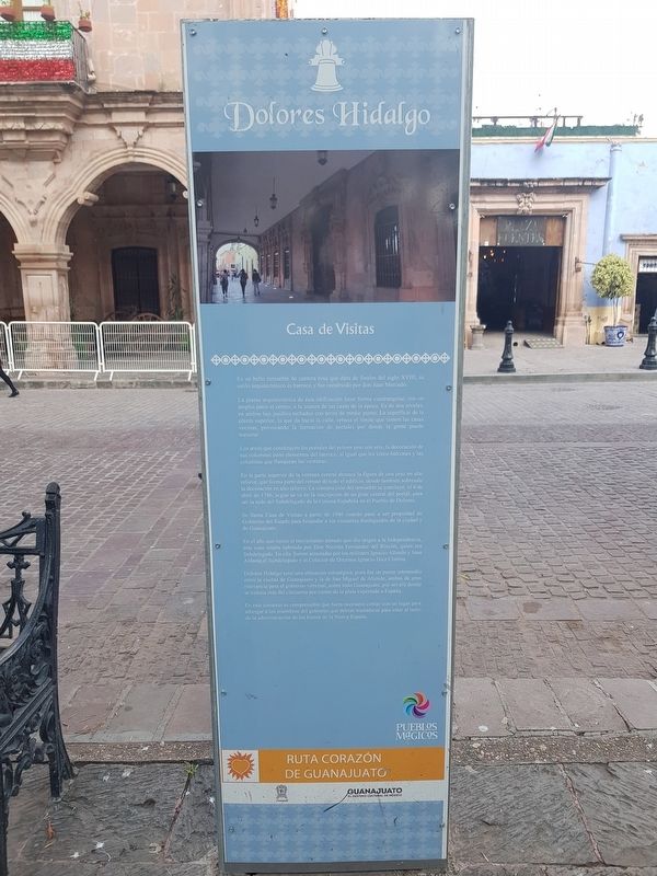 Casa de Visitas Marker. Click for full size. Casa de Visitas Marker image. Click for full size.
