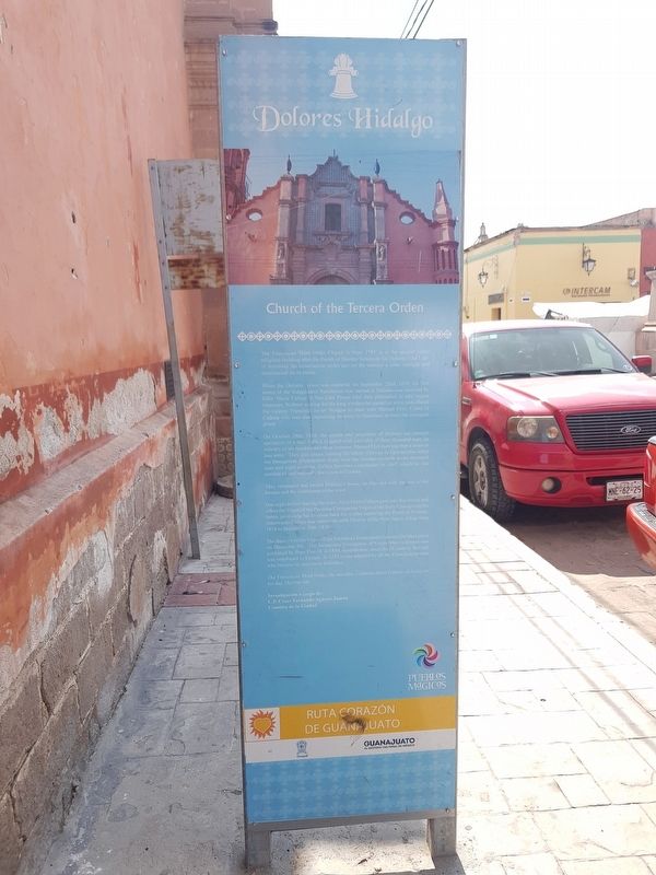 Church of the Tercera Orden Marker English text. Click for full size. Church of the Tercera Orden Marker English text image. Click for full size.