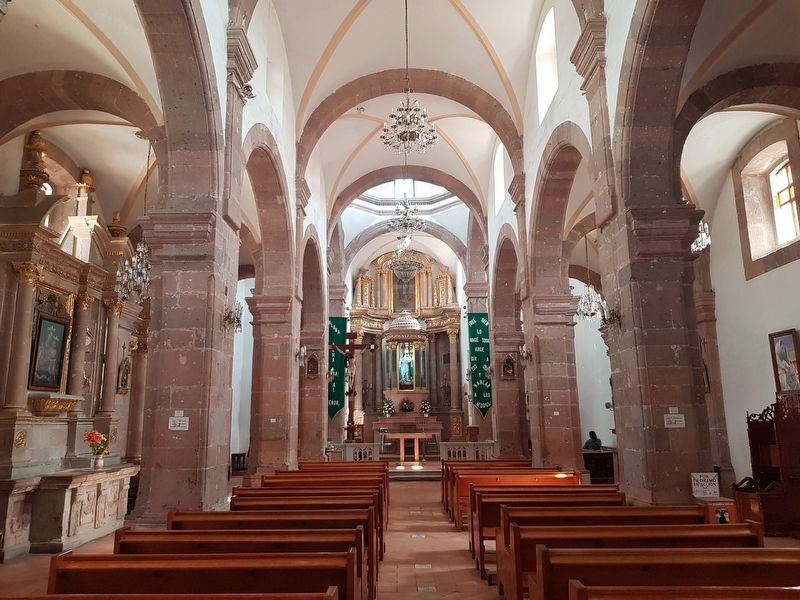 An interior view of the Church of the Tercera Orden. Click for full size. An interior view of the Church of the Tercera Orden image. Click for full size.