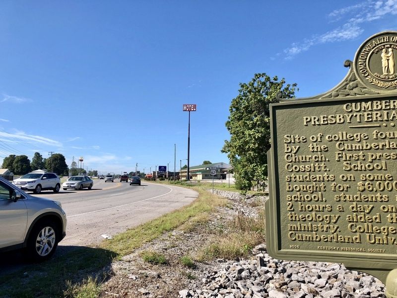 Looking west from marker on US-62. image. Click for full size.