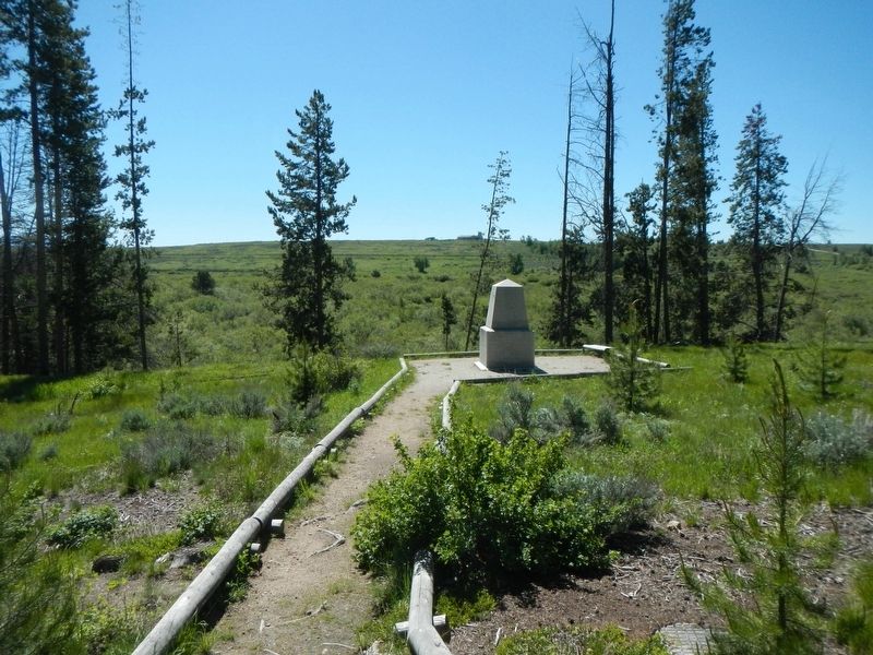Big Hole National Battlefield Monument image. Click for full size.