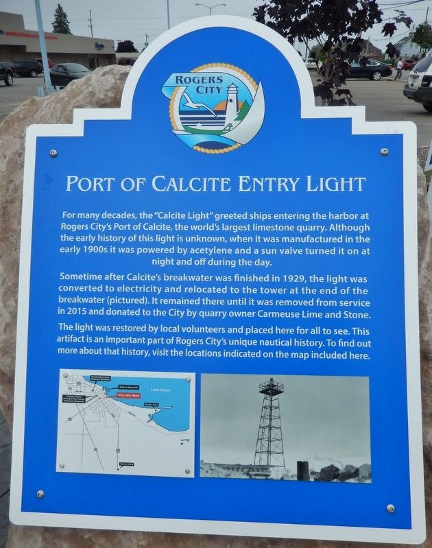 Port of Calcite Entry Light Marker image. Click for full size.