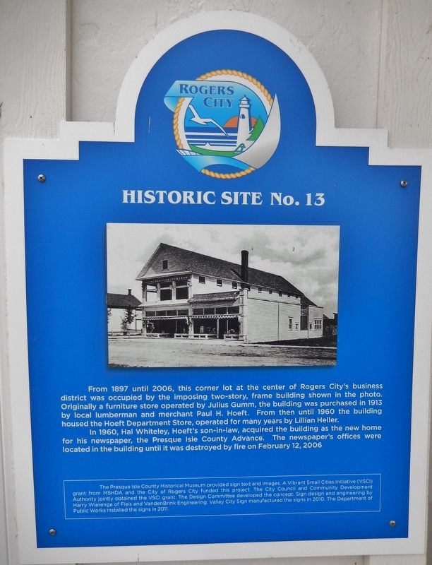 Site of Gumm Furniture Store Marker image. Click for full size.