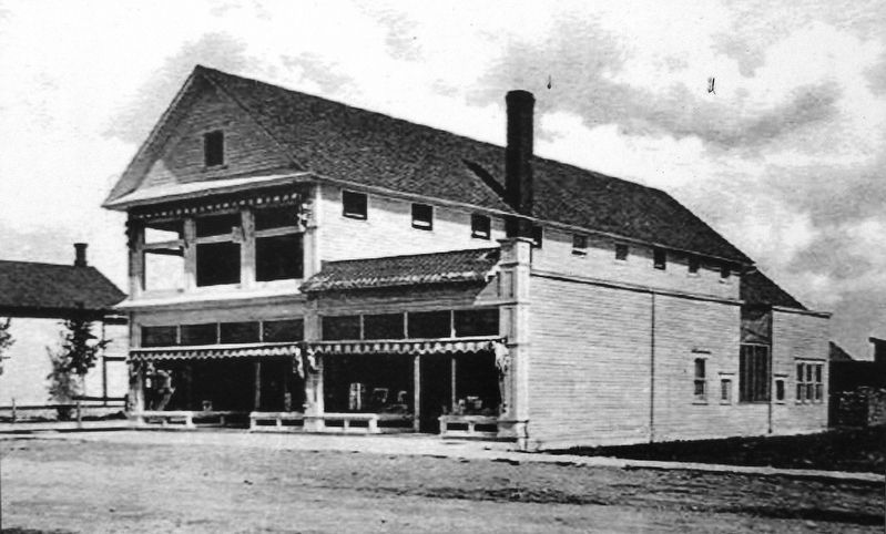Marker detail: Historic photo of Gumm Furniture Store Building image. Click for full size.