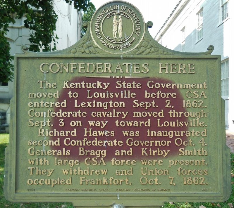 Confederates Here Marker. Click for full size. Confederates Here Marker image. Click for full size.