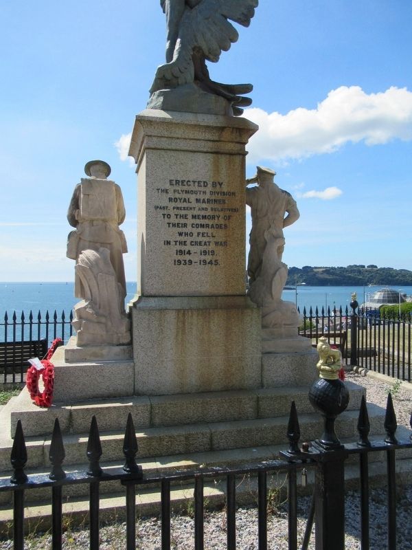 Royal Marines Memorial. Click for full size. Royal Marines Memorial image. Click for full size.