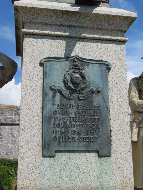Royal Marines Memorial. Click for full size. Royal Marines Memorial image. Click for full size.