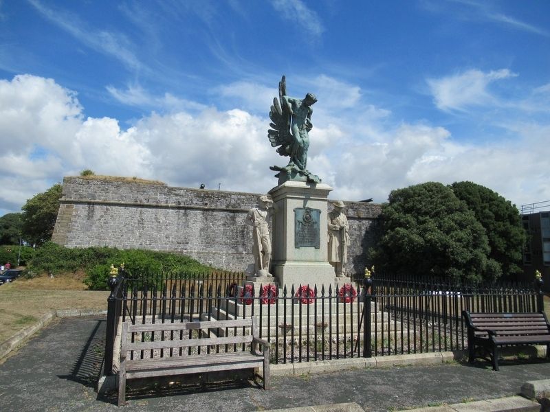 Royal Marines Memorial. Click for full size. Royal Marines Memorial image. Click for full size.